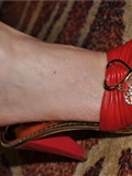 Fannie Fanny HD original picture colorful (red sandal 1) No.048(19)