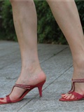 Fannie Fanny HD original picture: red lotus high heel barefoot (2) no.068(5)