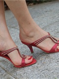 Fannie Fanny HD original picture: red lotus high heel barefoot (2) no.068(8)