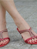 Fannie Fanny HD original picture: red lotus high heel barefoot (2) no.068(16)