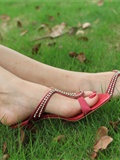 Fannie Fanny HD original picture: red lotus high heel barefoot (2) no.068(38)