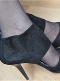 Fannie Fanny HD original picture elegant high heel black silk No.100(37)