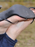 Close up of high heel barefoot (2) No.145(11)