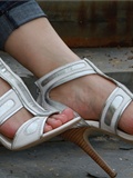 Close up of high heel barefoot (3) No.146(4)
