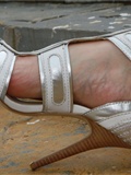 Close up of high heel barefoot (3) No.146(18)