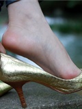 High heeled barefoot close up of Fannie Finny (4) No.163(22)