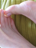 Between the toes. Fanny's feet(7)
