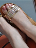 In summer. Refreshing and beautiful (golden slippers) Fanny HD silk feet(19)