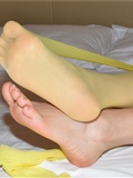 Dream rhyme silk feeling. Colorful (goose yellow) Fanny HD silk feet(23)