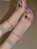 The color of ink is blurred. High heel silk feet (1) Fanny HD silk feet(7)
