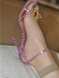 The color of ink is blurred. High heel silk feet (1) Fanny HD silk feet(15)