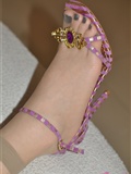 The color of ink is blurred. High heel silk feet (1) Fanny HD silk feet(16)