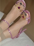 The color of ink is blurred. High heel silk feet (1) Fanny HD silk feet(18)