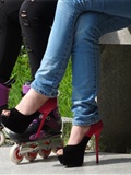 [outdoor Street Photo] 2013.12.01 tall sister LanNiu super high heel(6)