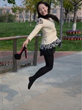 [outdoor Street Photo] 2013.11.25 skirt, stockings and high heel sister(8)