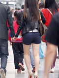 [outdoor Street Photo] Meimei hot pants jade leg high heels(20)
