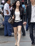 [outdoor Street Photo] Meimei hot pants jade leg high heels(2)