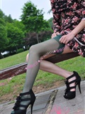 Silent silk language stockings beauty 15d super cool and fresh cored silk pantyhose (green)(9)