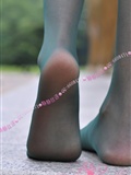 Silent silk language stockings beauty 15d super cool and fresh cored silk pantyhose (green)(13)