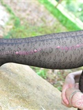 Beautiful legs silent silk language charnos charming black dots versatile purple pantyhose(50)