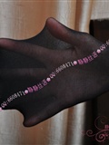 Silent silk language silk stockings beauty 20d ultra thin meat through working pantyhose (black)(2)