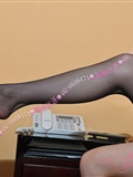 Silent silk language silk stockings beauty 20d ultra thin meat through working pantyhose (black)(5)