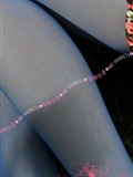 Silent silk language silk stockings set picture super cool and fresh cored silk pantyhose (blue)(29)