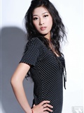 Li cabinet Li Gui black silk beauty new beauty model Wang Yu silk stockings beauty model(1)