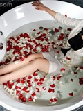 Lotus petal bath model siyuli cabinet(27)