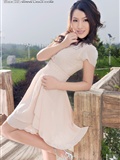 [beautiful cabinet] on March 2, 2012, Wenjing, a beautiful model of silk stockings in the park(13)