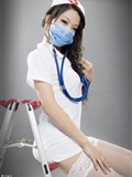 [ligui cabinet] 2013.10.01 online beauty model nurse uniform(1)
