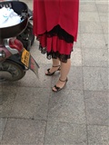 [outdoor Street Photo] 2013.07.31 super thin shredded pork with black heels!(2)