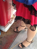 [outdoor Street Photo] 2013.07.31 super thin shredded pork with black heels!(5)