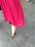 [outdoor Street Photo] 2013.07.31 super thin shredded pork with black heels!(7)