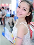 April 22, 2012 Qianqian domestic beauty car model sexy beauty picture(9)