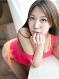 Playful pink fashion girl high definition underwear show big picture Bai Li Tou Yu Long hair and legs mm(13)