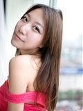 Playful pink fashion girl high definition underwear show big picture Bai Li Tou Yu Long hair and legs mm(19)
