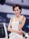 Guangzhou International Auto Show Booth series: the attraction of motorcycle beauty in blue(14)