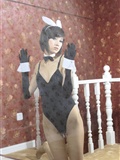 Lin Ying stockings black silk rabbit girl (no watermark)(32)