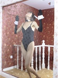 Lin Ying stockings black silk rabbit girl (no watermark)(34)