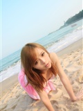 Post 90s oxygen girl Pei Ziqi beach Bini photo Beijing beauty artist HD Photo(7)