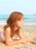 Post 90s oxygen girl Pei Ziqi beach Bini photo Beijing beauty artist HD Photo(11)