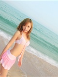 Post 90s oxygen girl Pei Ziqi beach Bini photo Beijing beauty artist HD Photo(22)