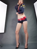[picturesque VIP] yellow girl red yarn dream short military uniform black and white rabbit maid(5)