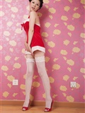 莫莫 圣诞女孩 安安 黄金美女 Vo1 [拍美VIP]丝袜美女图片(10)