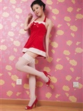 莫莫 圣诞女孩 安安 黄金美女 Vo1 [拍美VIP]丝袜美女图片(11)