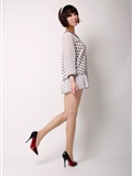 [paimei VIP] Xiaoxi white beauty Autumn Moon silver red yarn small night student dress small snowflake spot skirt(22)