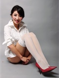 Xiaoran skirt space Xiaoyao pattern women's xiaoshuo shirt seduces domestic beauty models