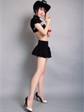 Kitten policewoman can rely on black short skirt, Manman blue Nightgown, Zixuan absolute temptation [paimei VIP](31)