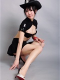 Kitten policewoman can rely on black short skirt, Manman blue Nightgown, Zixuan absolute temptation [paimei VIP](33)